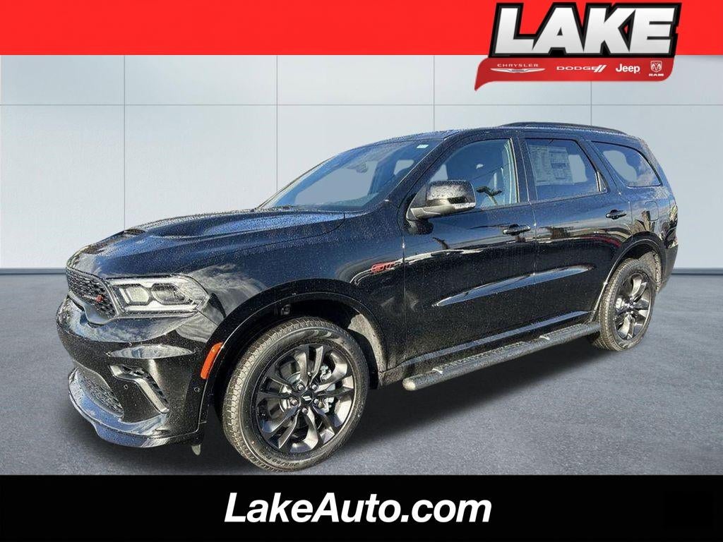2026 Dodge Durango GT Plus in Diamond Black Clear-Coat Exterior Paint — front three-quarter view