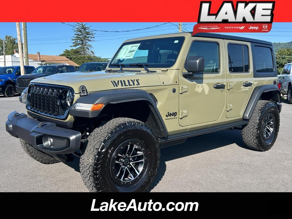 2026 Jeep Wrangler Willys in 41 Exterior Paint — front three-quarter view