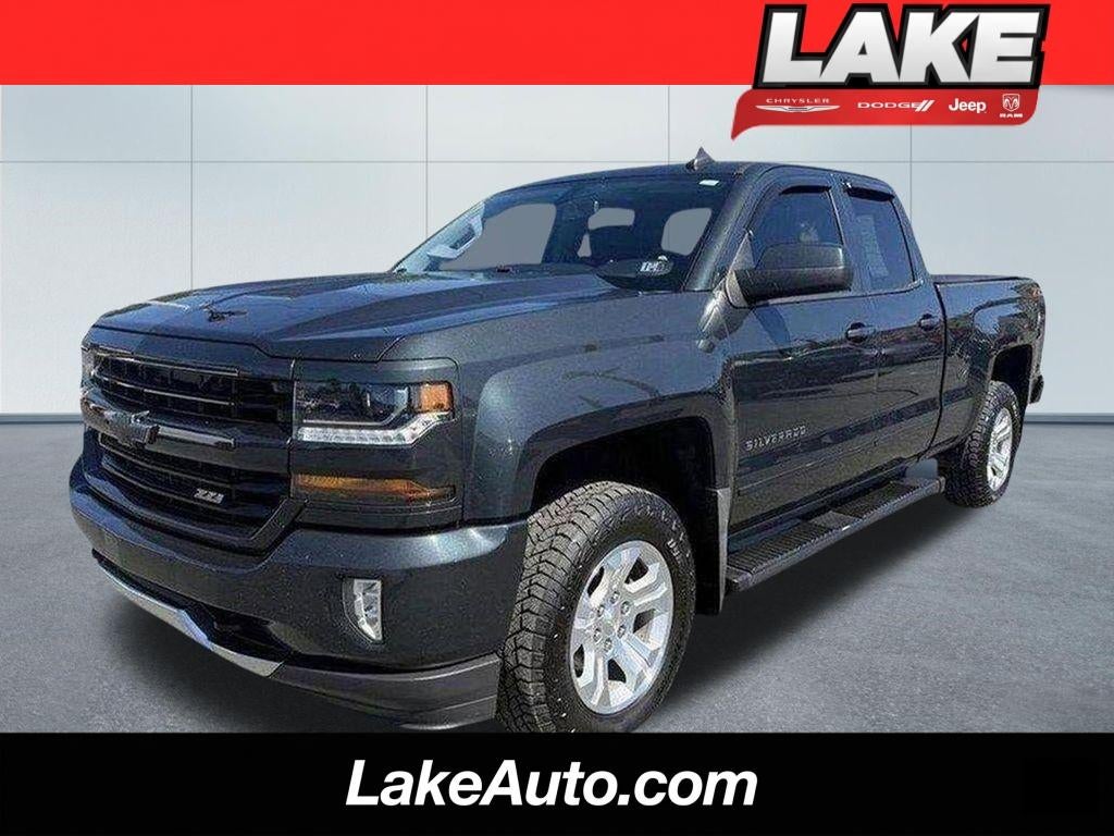 2018 Chevrolet Silverado LT in Graphite Metallic — front three-quarter view