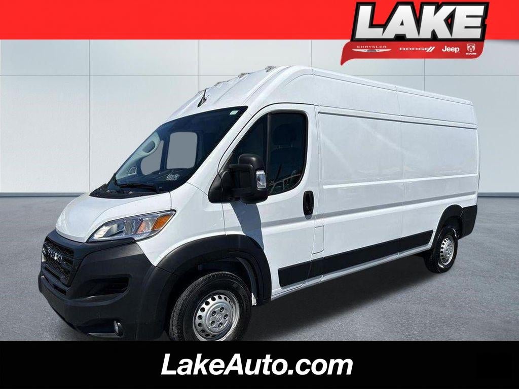 2025 RAM ProMaster 2500 Tradesman in Bright White Clearcoat — front three-quarter view