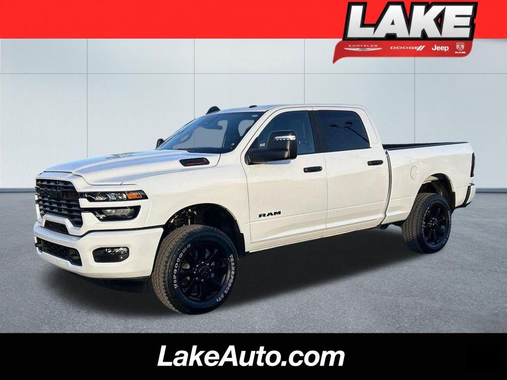 2026 RAM 2500 Big Horn in Bright White Clear-Coat Exterior Paint — front three-quarter view