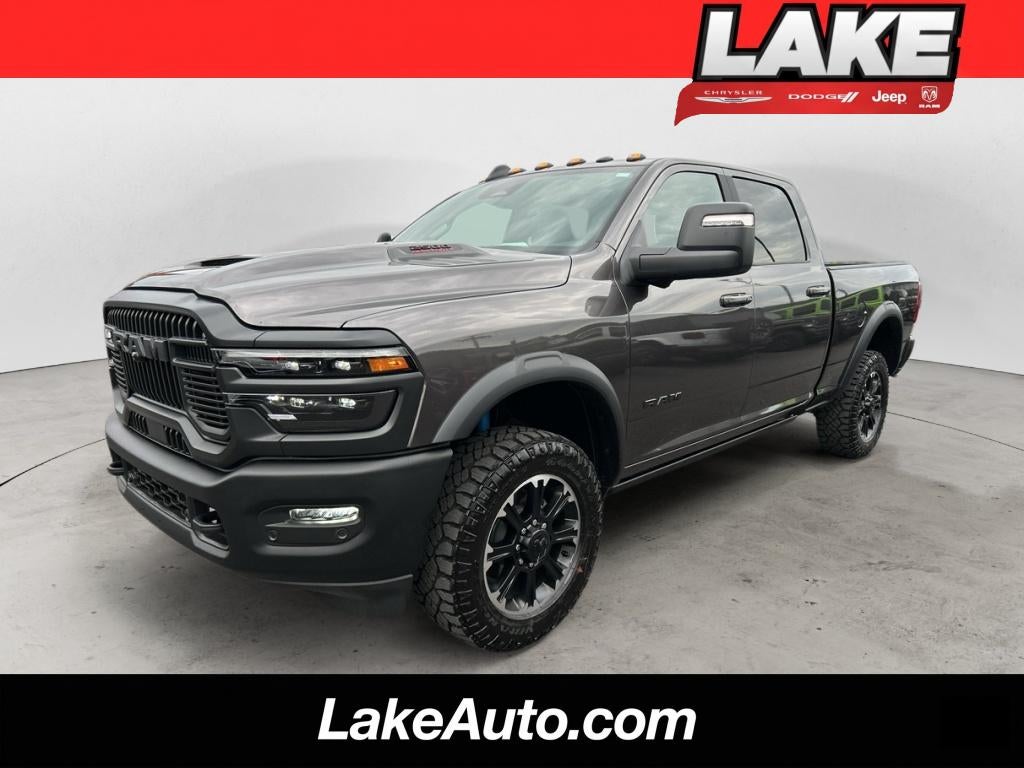 2026 RAM 2500 Rebel in Granite Crystal Metallic Clear-Coat Exterior Paint — front three-quarter view