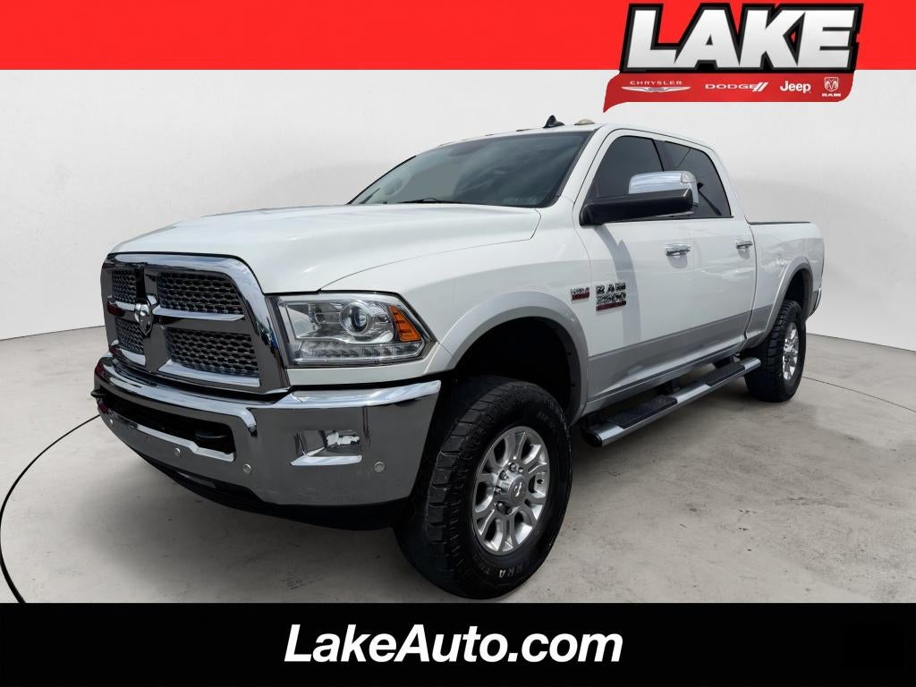 2016 RAM 2500 Laramie in Bright White Clearcoat — front three-quarter view
