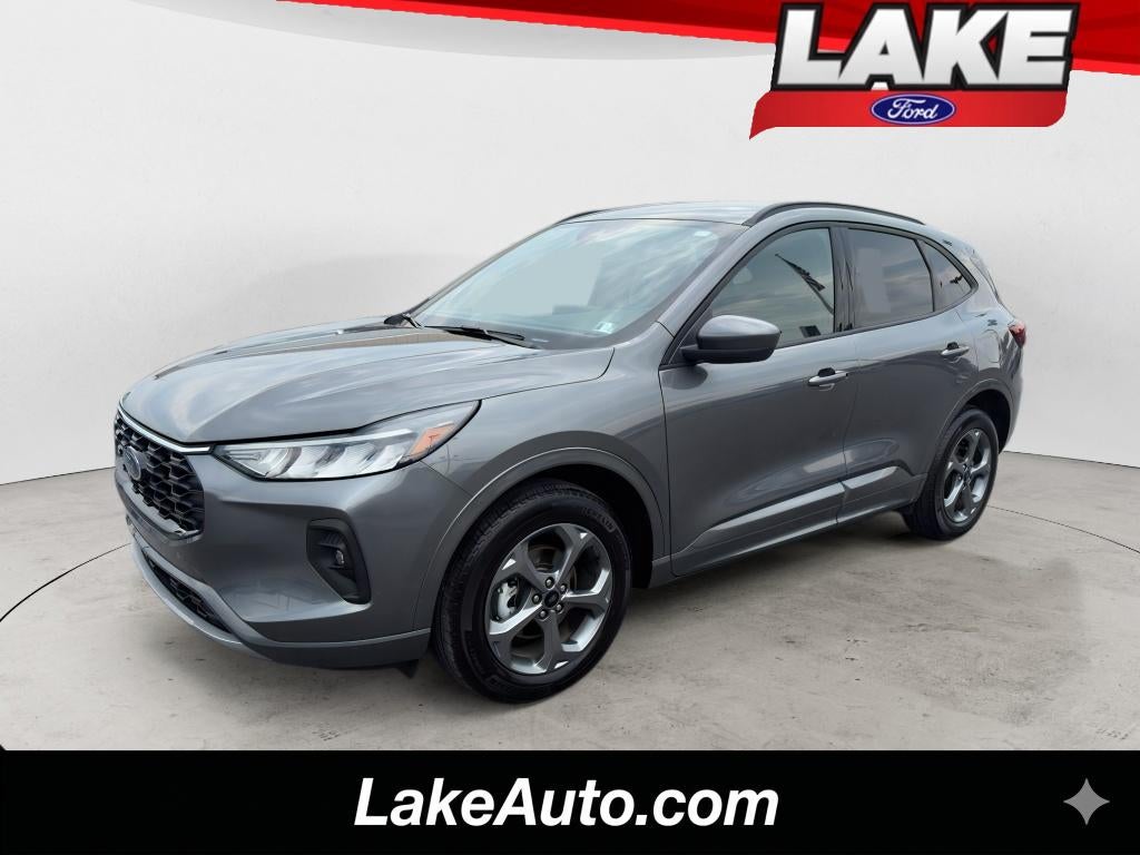 2024 Ford Escape ST-Line Select in Carbonized Gray Metallic — front three-quarter view