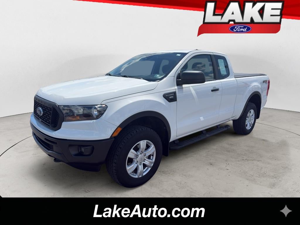 2020 Ford Ranger XL in Oxford White — front three-quarter view