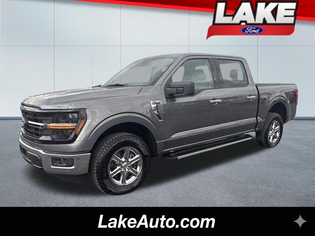 2025 Ford F-150 XLT in Carbonized Gray Metallic — front three-quarter view