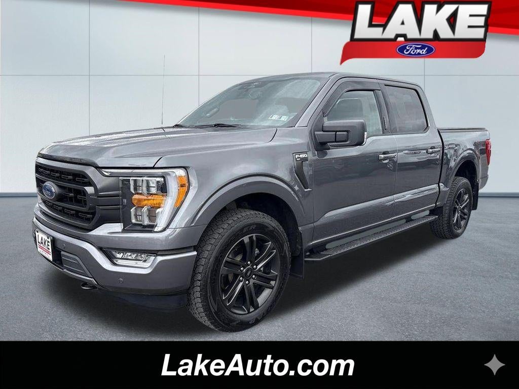2022 Ford F-150 XLT in Carbonized Gray Metallic — front three-quarter view